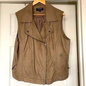 Leather-feel, leather look Vest